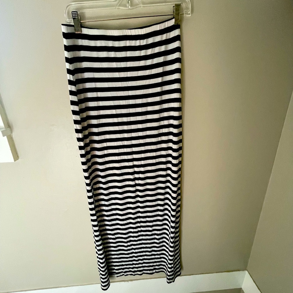 Michael Kors striped maxi skirt